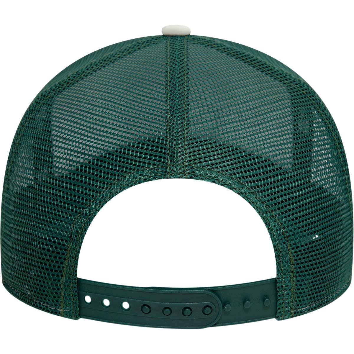 New Era Superbowl Trucker Snapback Cap White green
