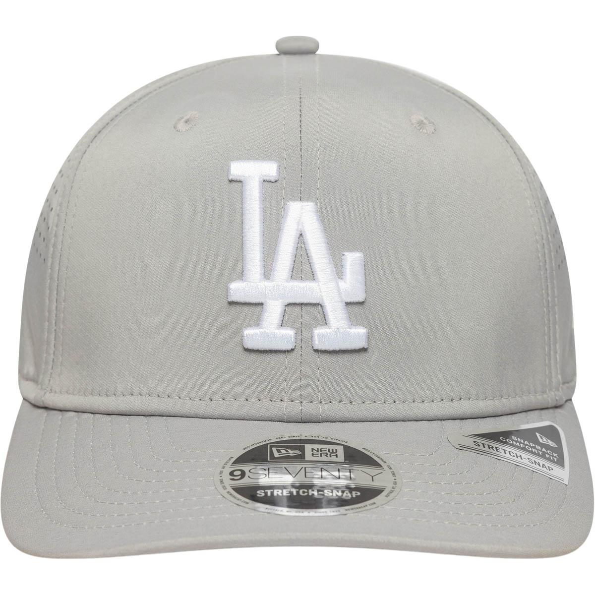 New Era 9SEVENTY Perform Stretch LA Dodgers Snapback Cap Grey