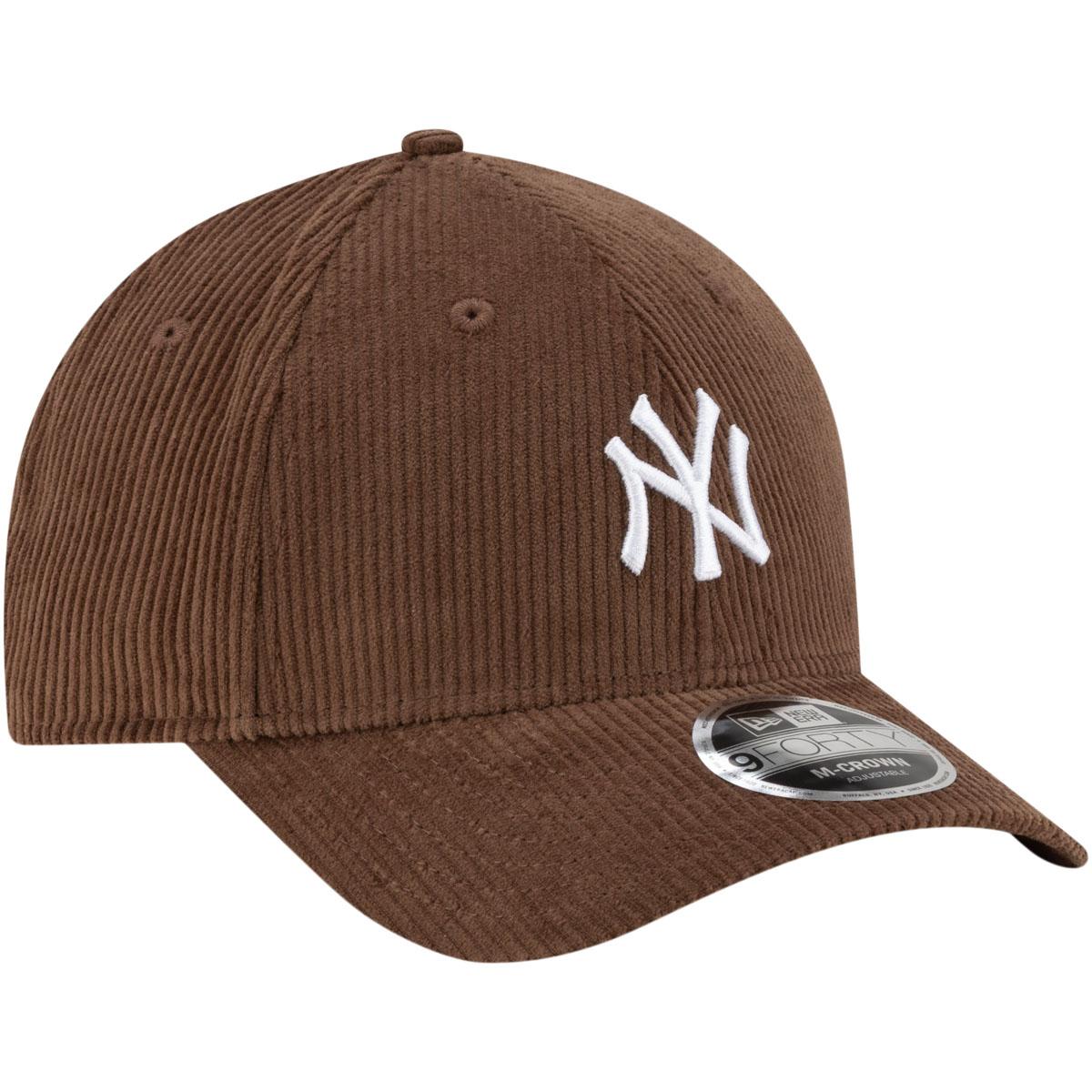 New Era 9FORTY Corduroy New York Yankees Snapback Cap Brown