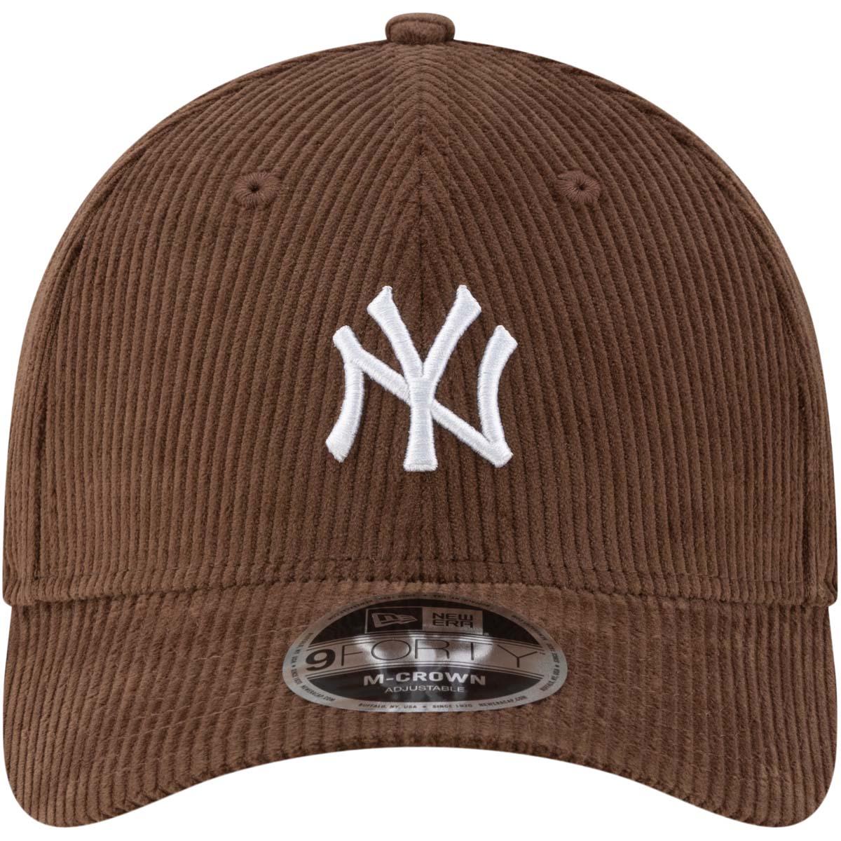 New Era 9FORTY Corduroy New York Yankees Snapback Cap Brown