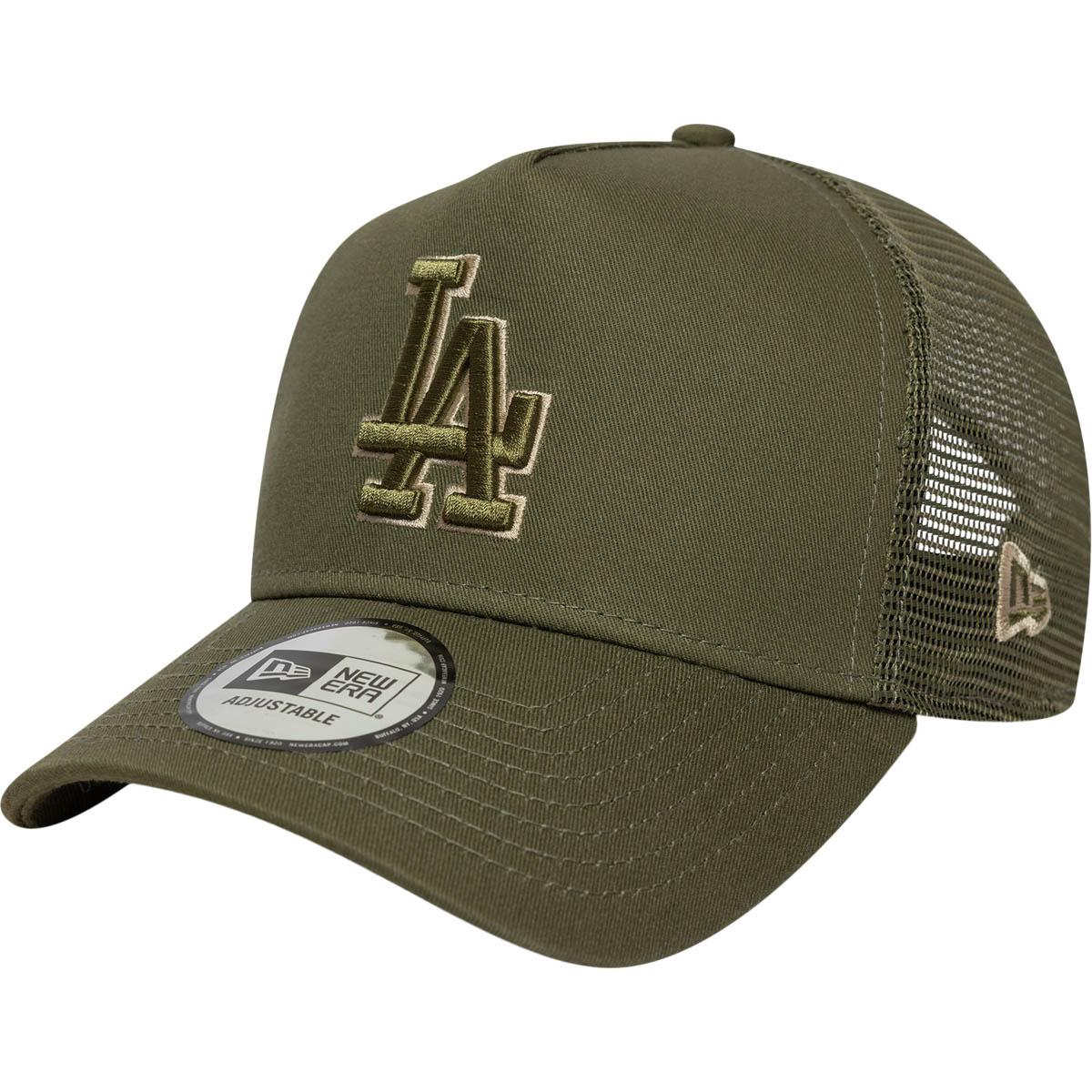 New Era A-Frame LA Dodgers Trucker Snapback Cap Green