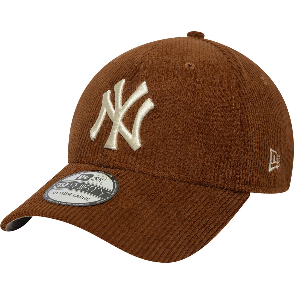 New Era 39THIRTY New York Yankees Cord Cap Brown