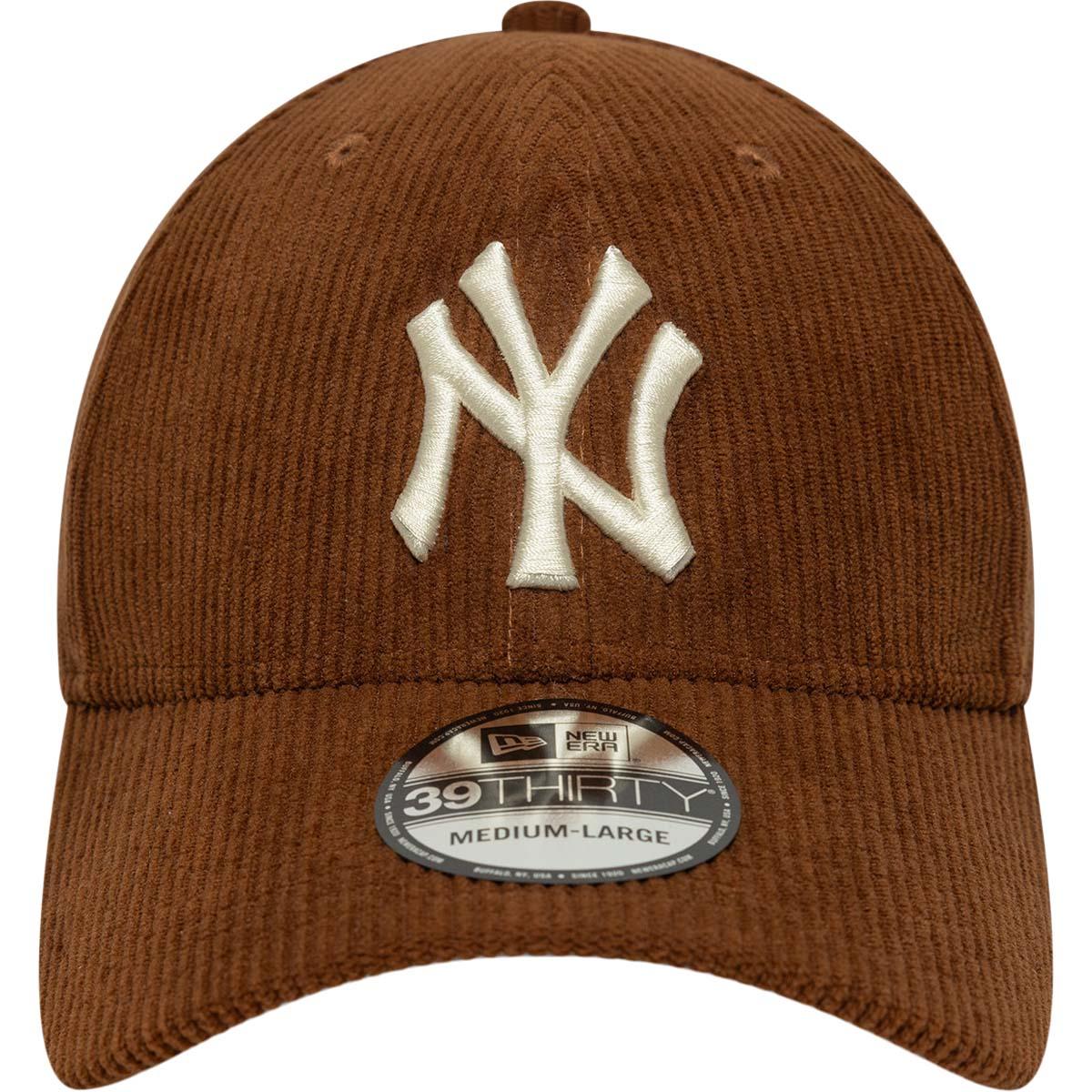 New Era 39THIRTY New York Yankees Cord Cap Brown