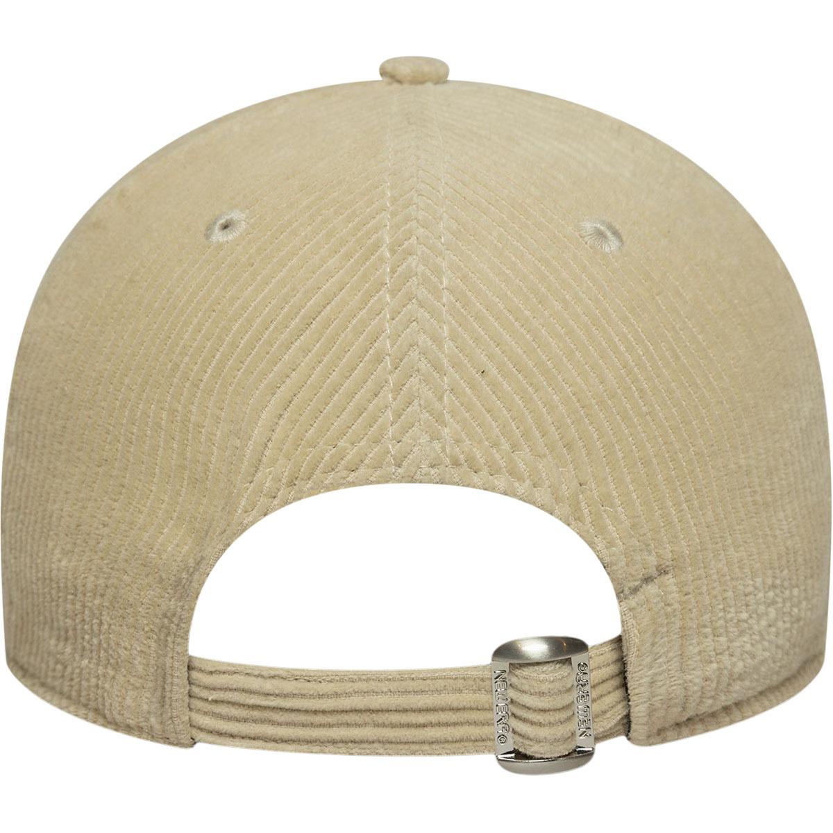New Era 9TWENTY New York Yankees Cord Strapback Cap Beige
