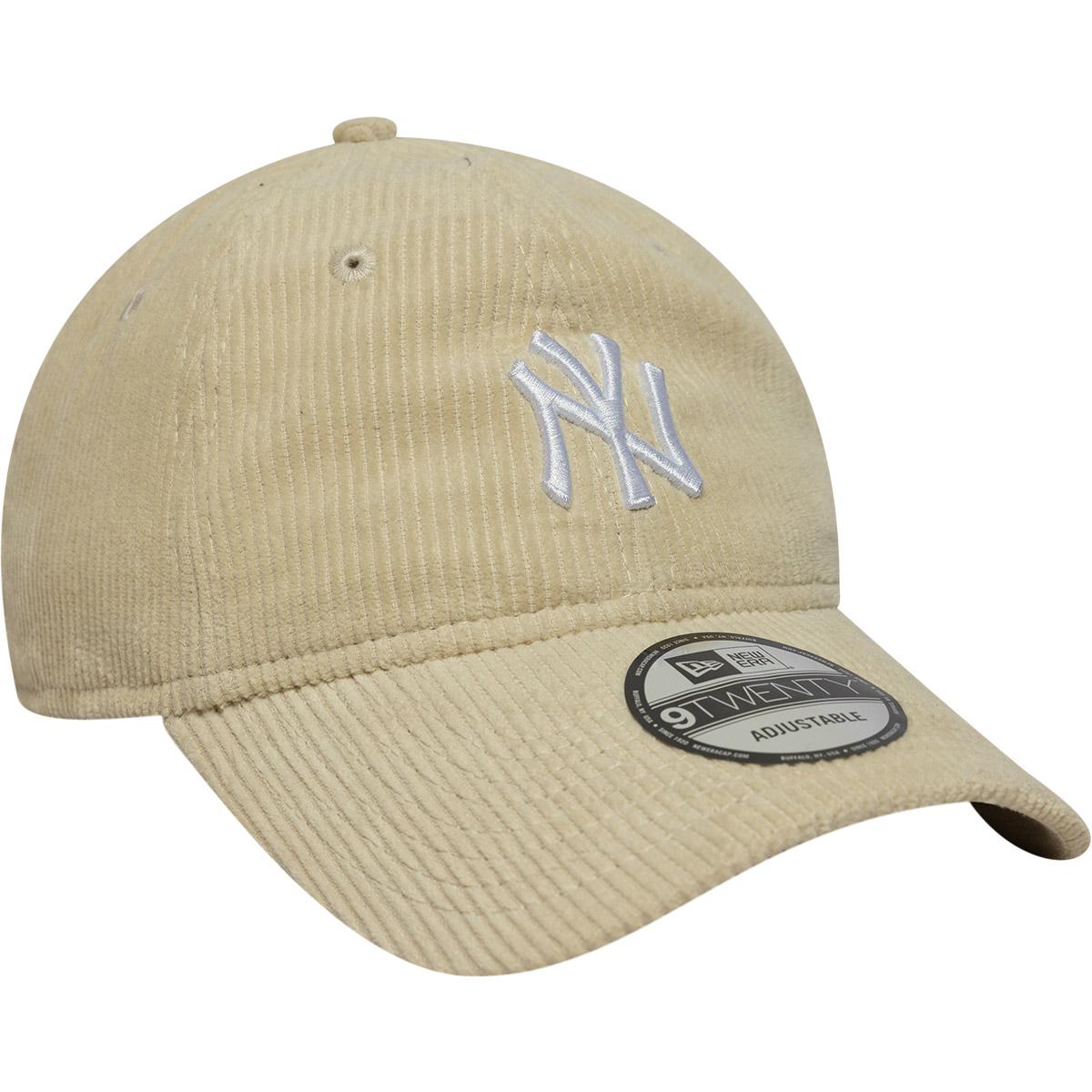New Era 9TWENTY New York Yankees Cord Strapback Cap Beige