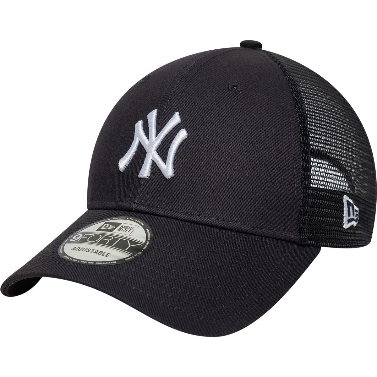 New Era 9FORTY New York Yankees Trucker Velcro Cap Navy/White
