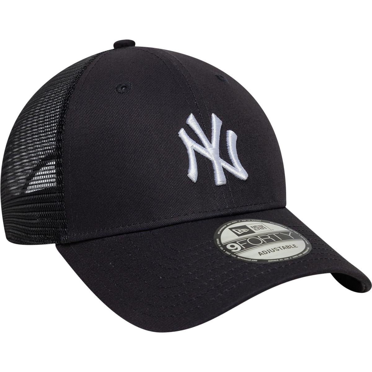 New Era 9FORTY New York Yankees Trucker Velcro Cap Navy/White