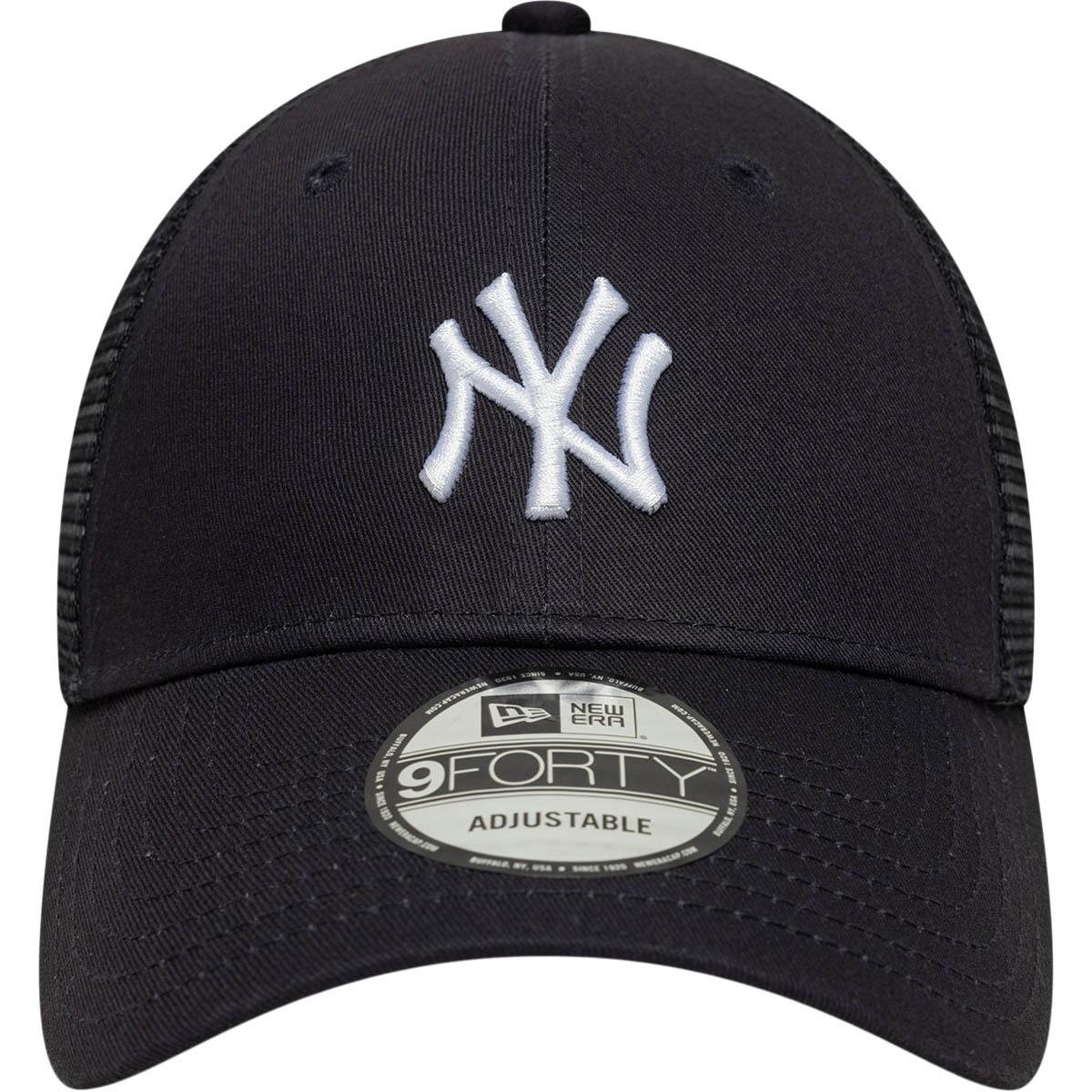 New Era 9FORTY New York Yankees Trucker Velcro Cap Navy/White