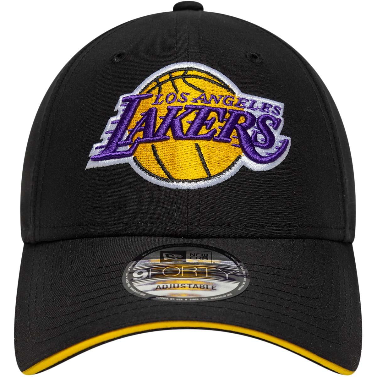 New Era 9FORTY Los Angeles Lakers Strapback Cap Black