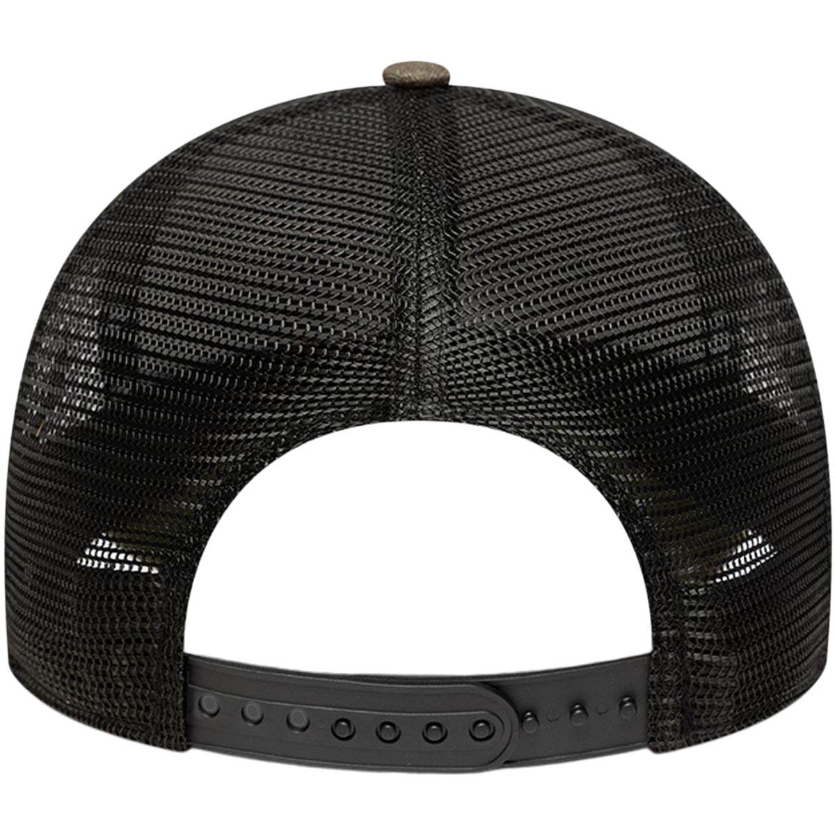 New Era 9FORTY Wordmark Camo New York Trucker Snapback Cap Camo
