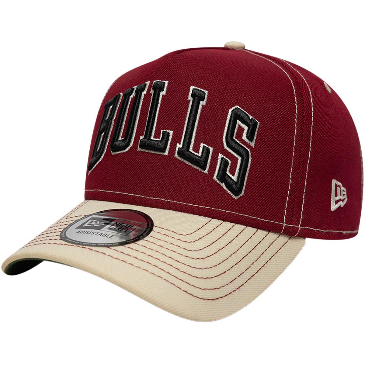 New Era City Icon E-Frame Chicago Bulls Snapback Cap Red/Beige