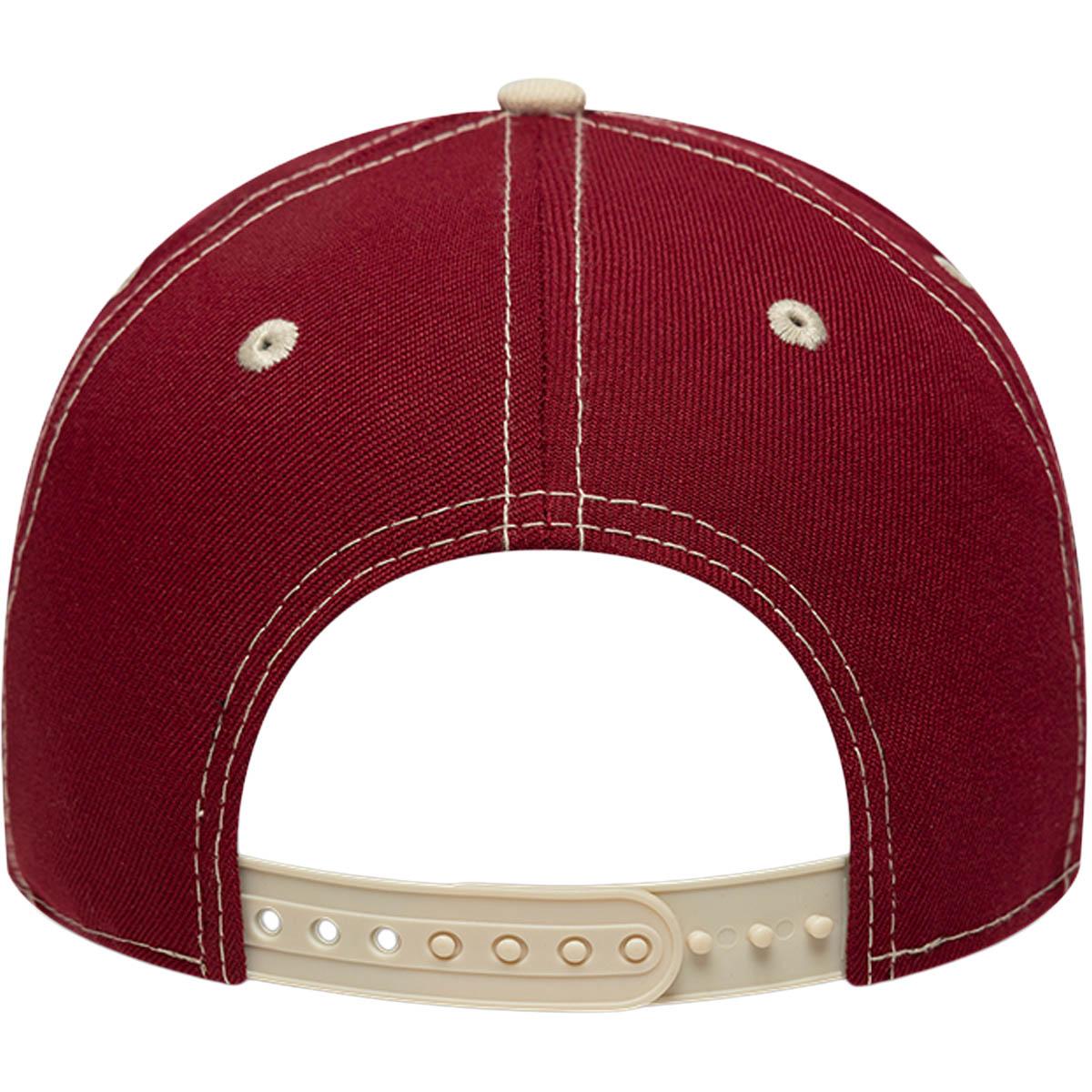 New Era City Icon E-Frame Chicago Bulls Snapback Cap Red/Beige