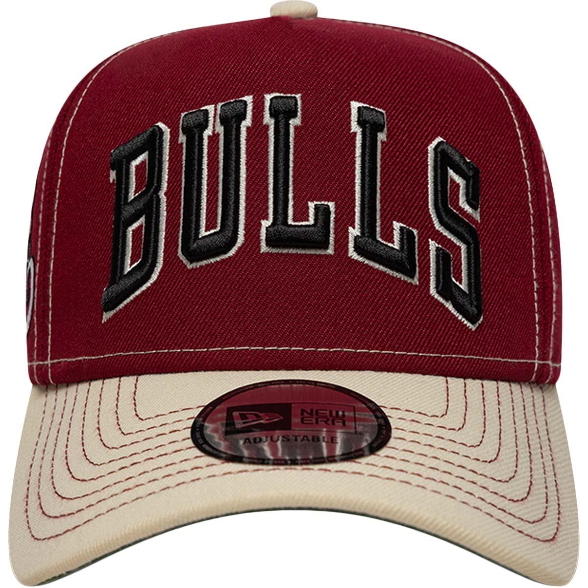 New Era City Icon E-Frame Chicago Bulls Snapback Cap Red/Beige