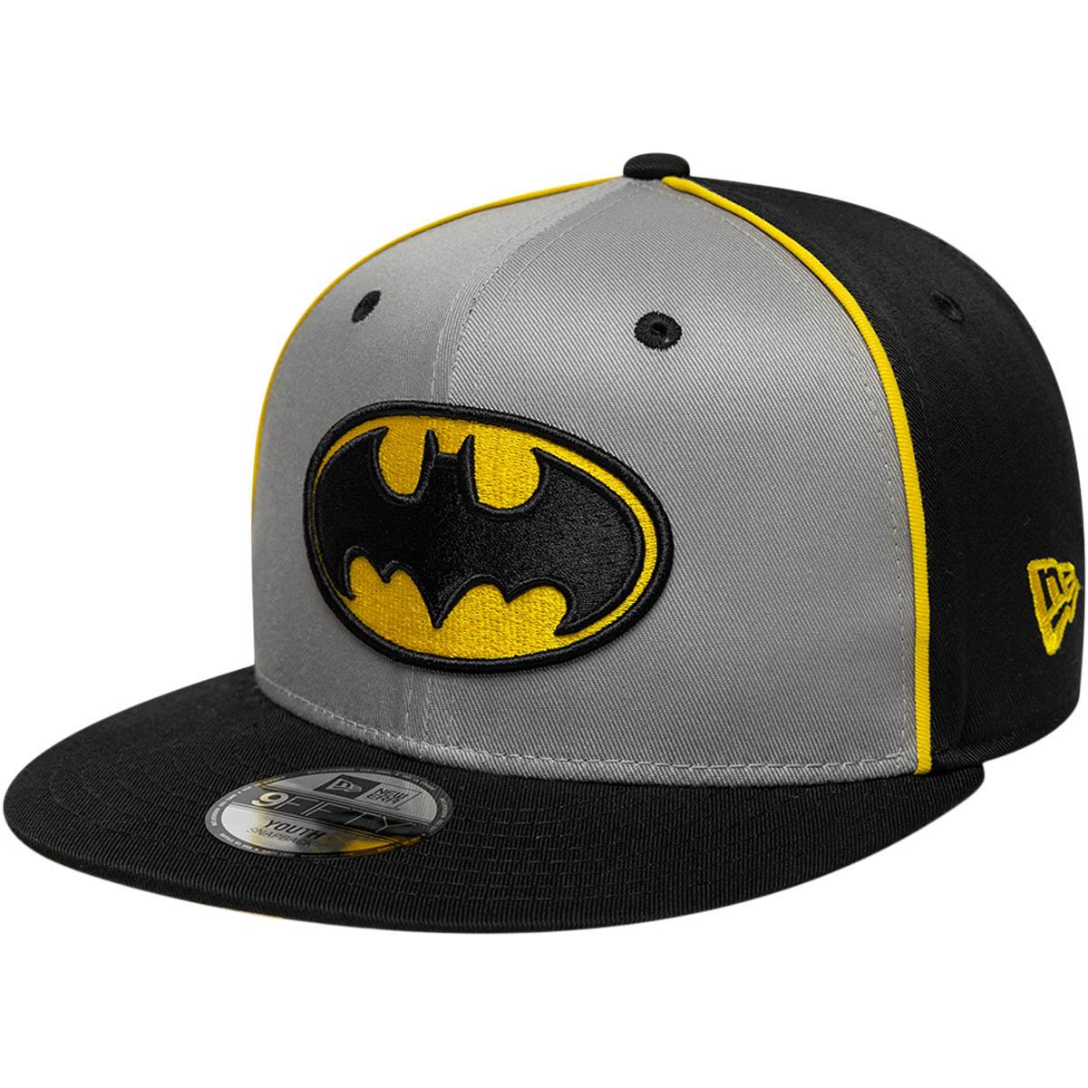New Era 9FIFTY Piping Batman Snapback Cap Børn Black