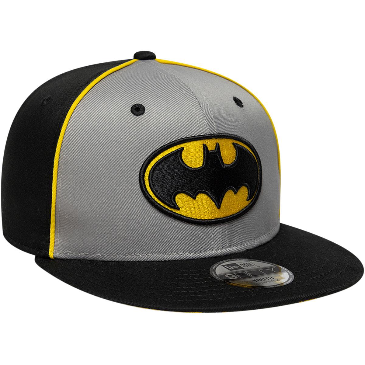 New Era 9FIFTY Piping Batman Snapback Cap Børn Black