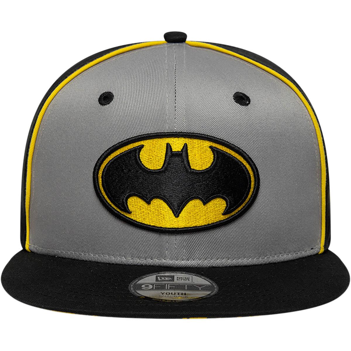 New Era 9FIFTY Piping Batman Snapback Cap Børn Black