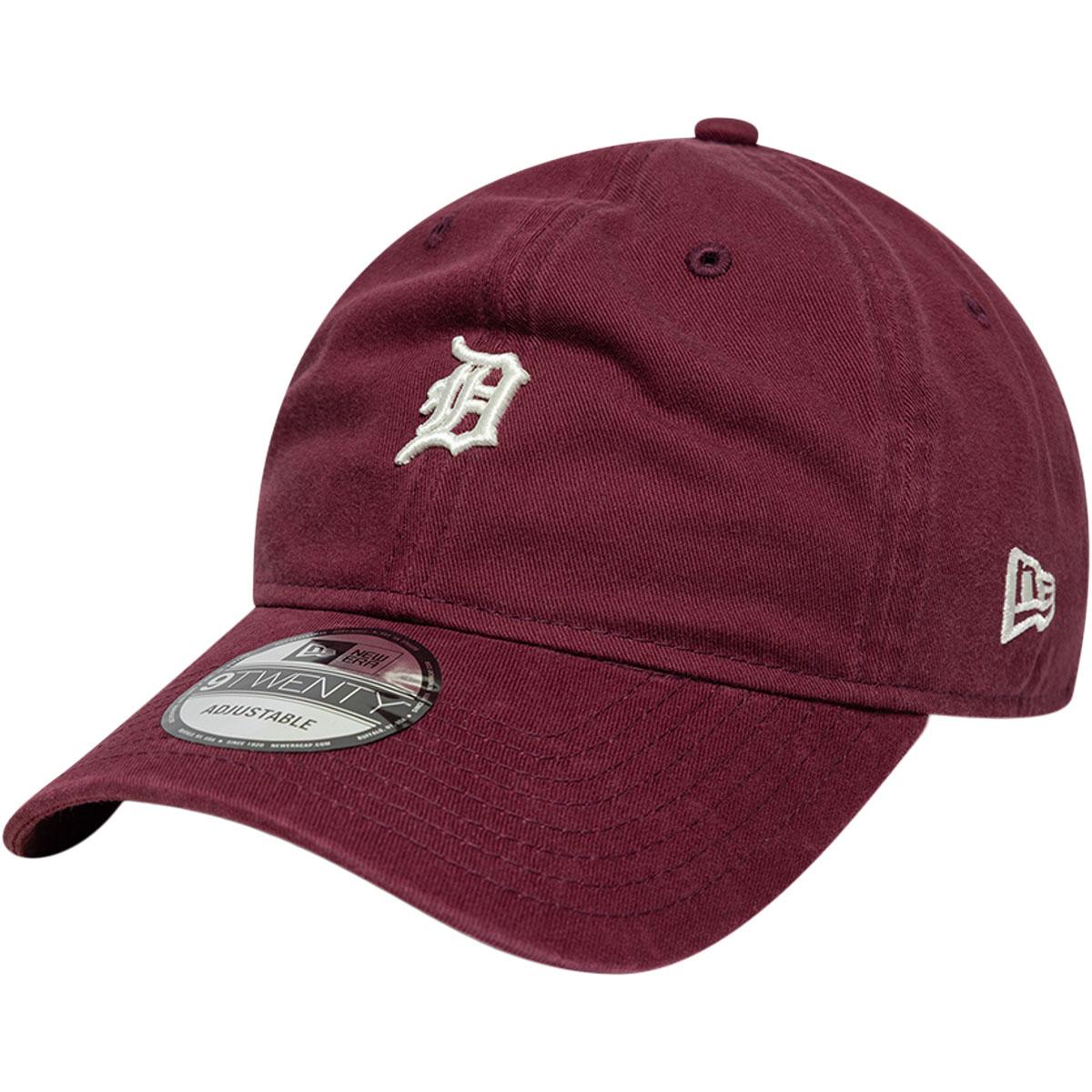New Era 9TWENTY Mini Logo Detroit Tigers Strapback Cap Dark red
