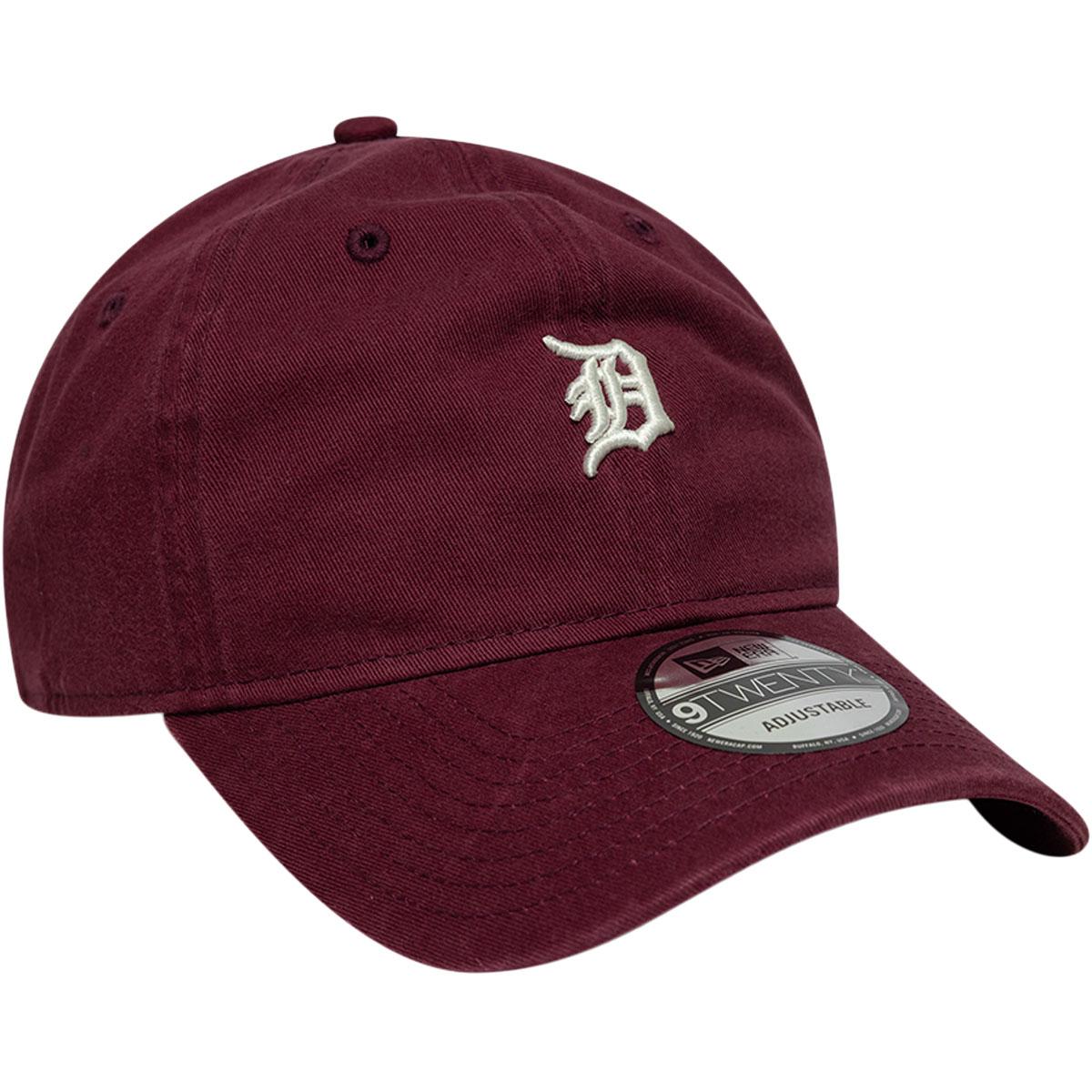 New Era 9TWENTY Mini Logo Detroit Tigers Strapback Cap Dark red