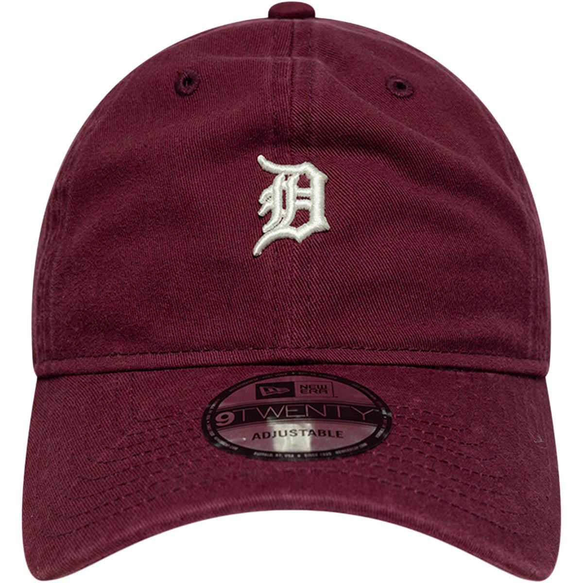 New Era 9TWENTY Mini Logo Detroit Tigers Strapback Cap Dark red