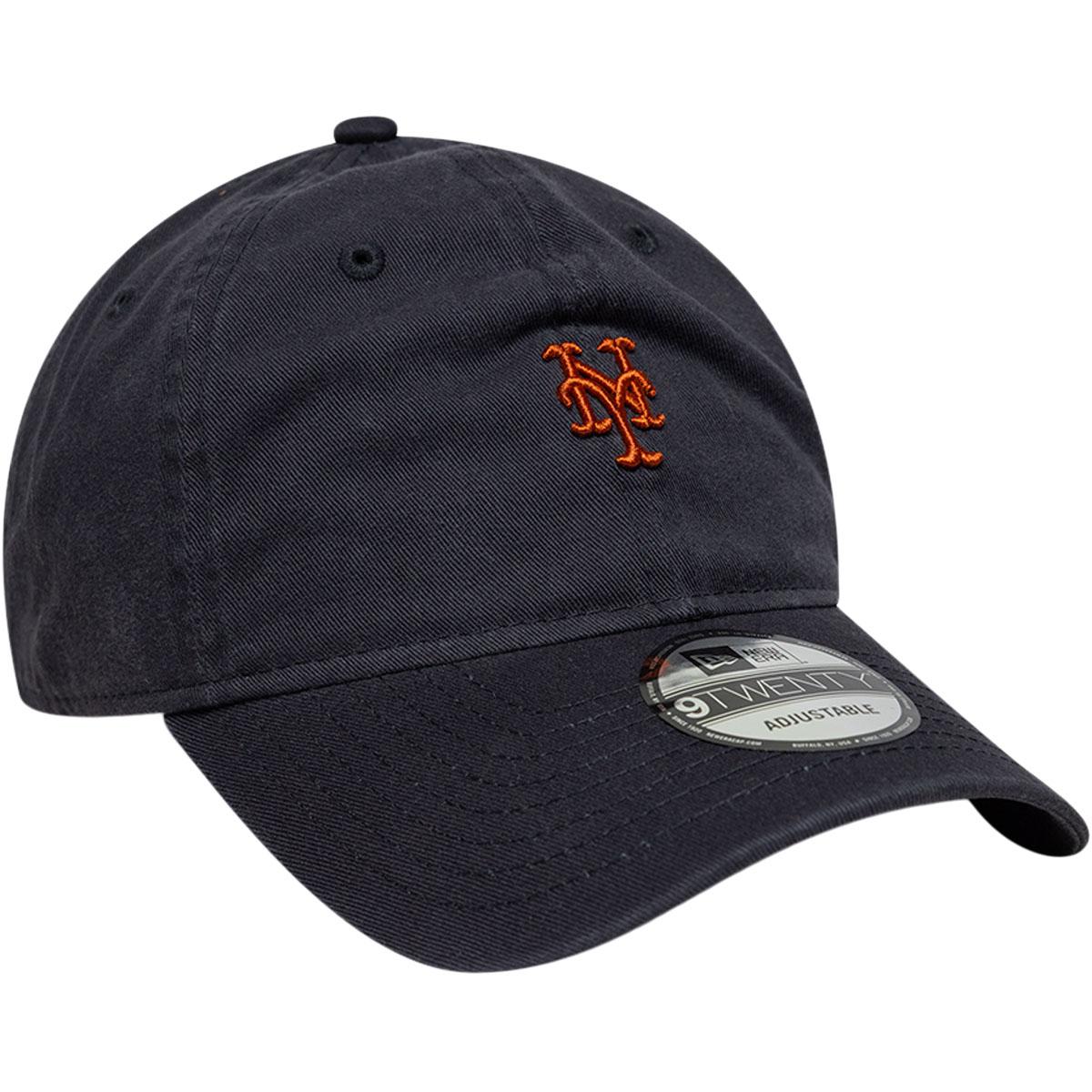 New Era 9TWENTY Mini Logo New York Mets Strapback Cap Navy