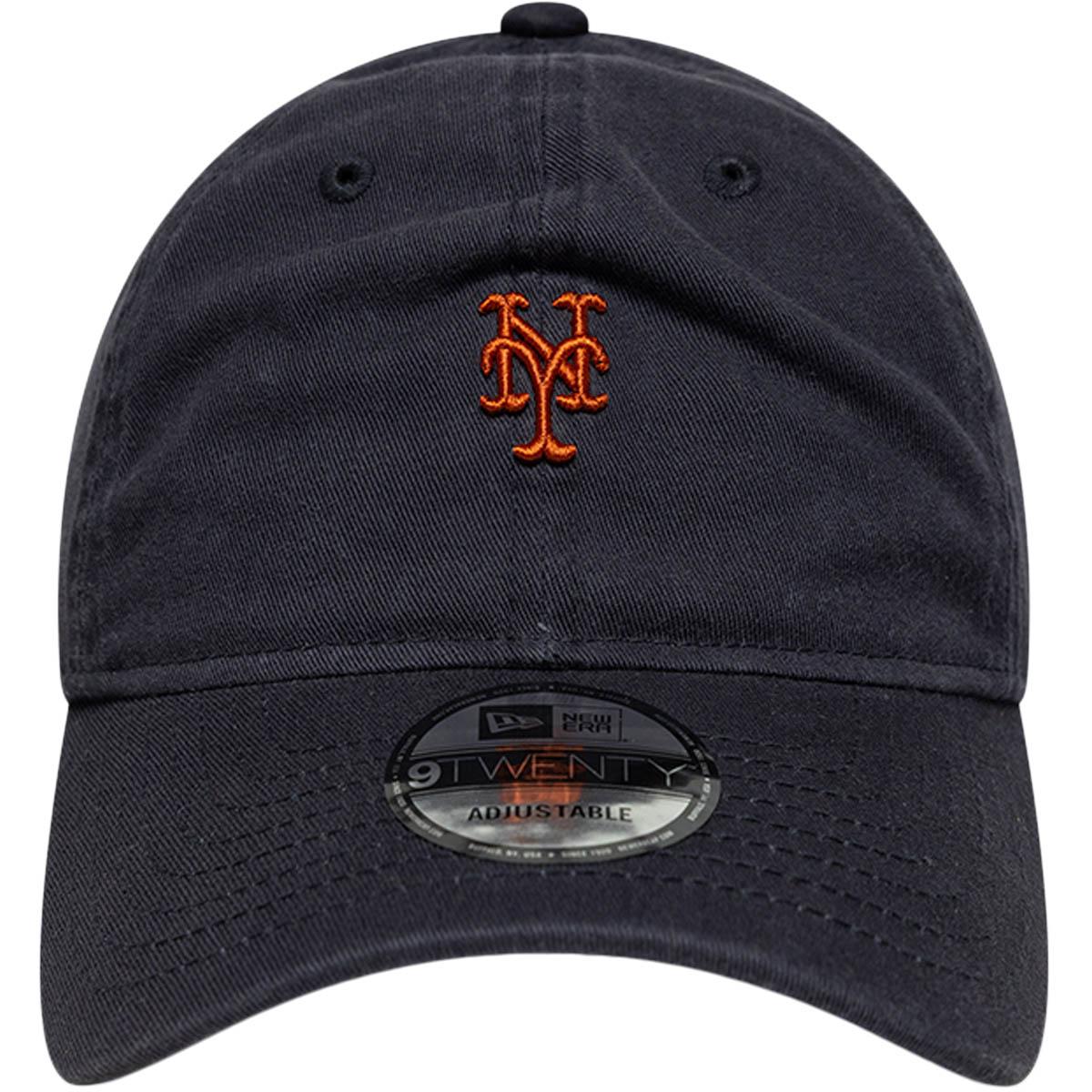 New Era 9TWENTY Mini Logo New York Mets Strapback Cap Navy