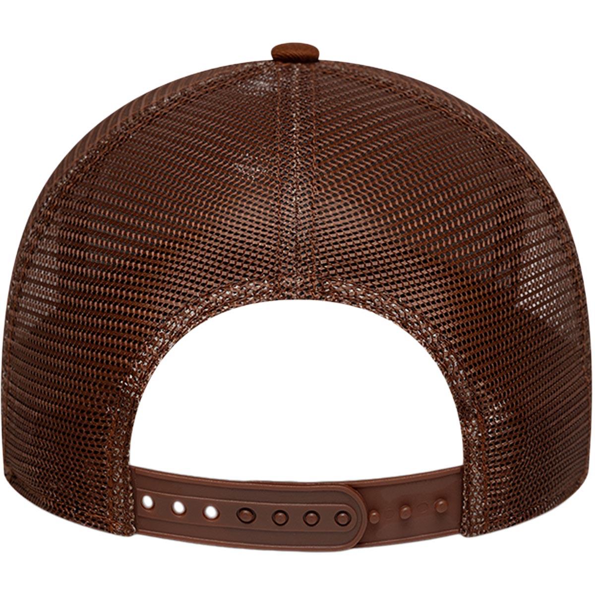 New Era Outline New York Yankees Trucker Snapback Cap Brown