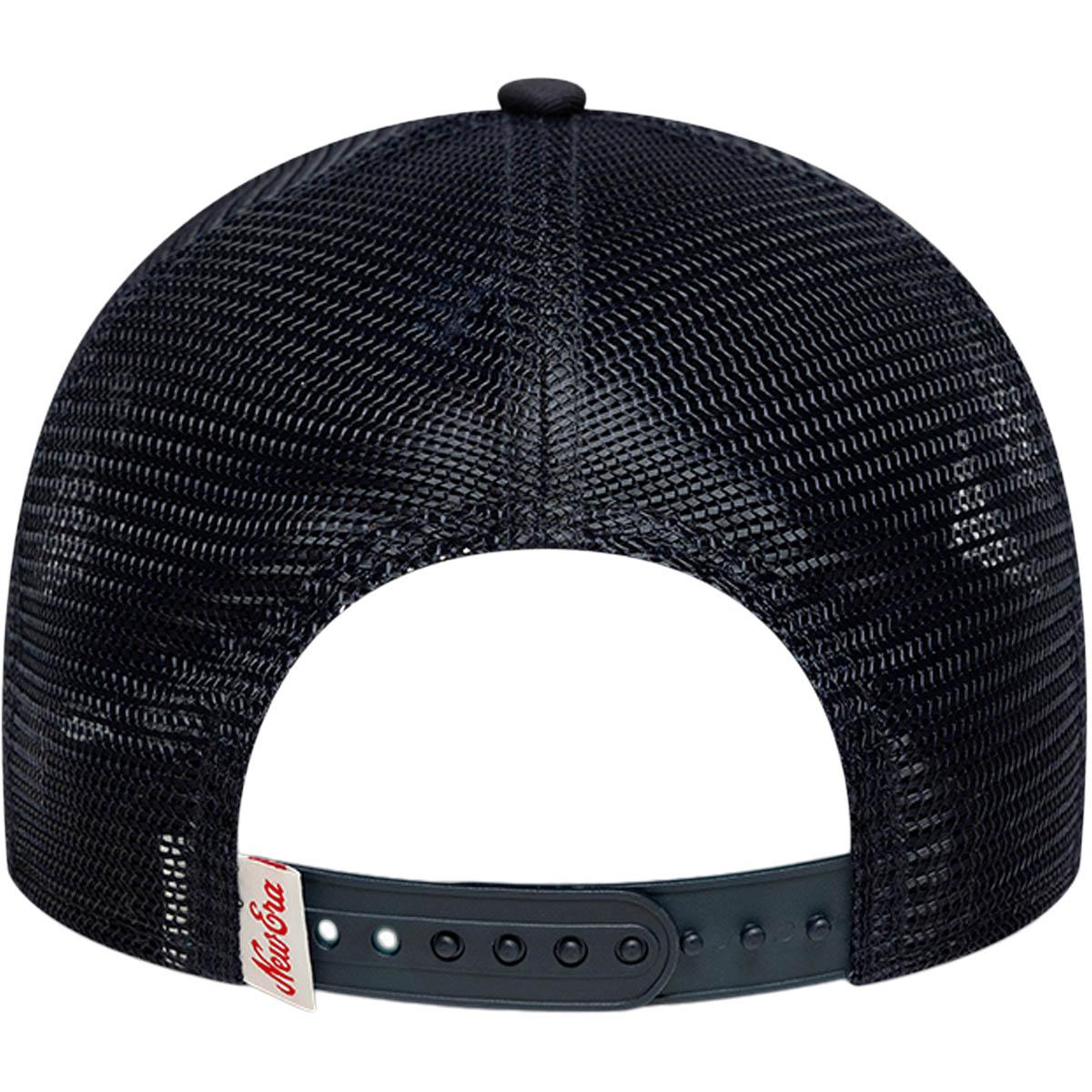 New Era 9FORTY Graphic Trucker Snapback Cap Navy