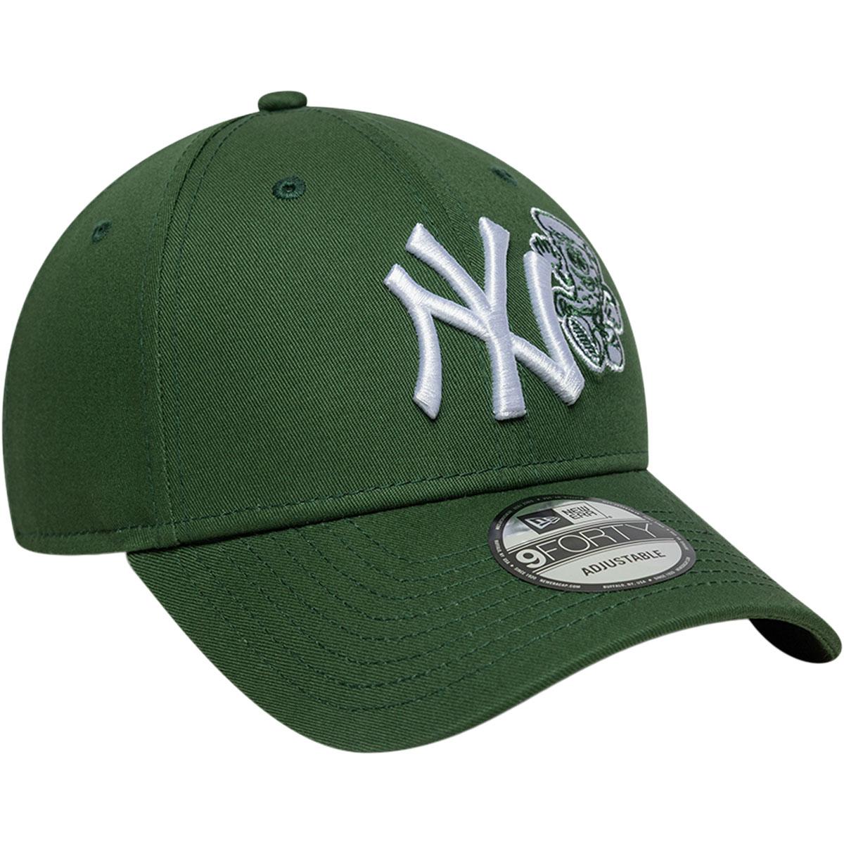 New Era 9FORTY Food Icon New York Yankees Strapback Cap Dark green