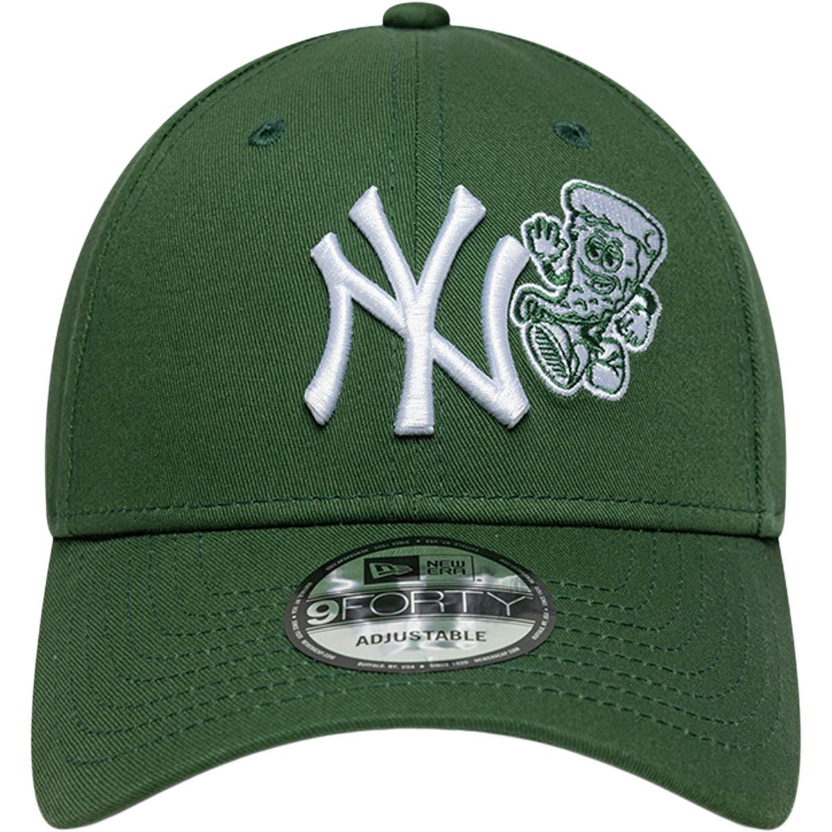 New Era 9FORTY Food Icon New York Yankees Strapback Cap Dark green