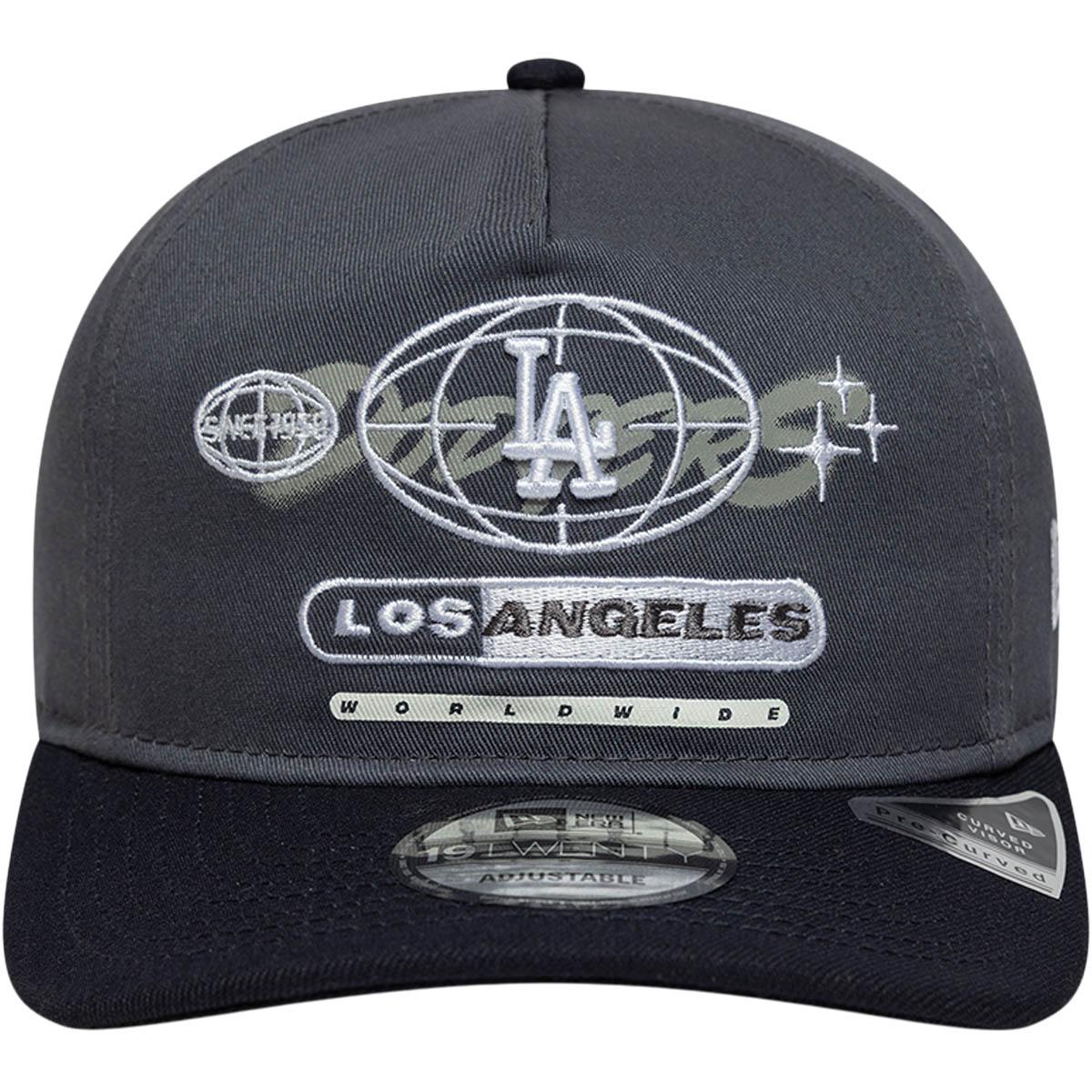 New Era 19TWENTY Graphic Los Angeles Dodgers Snapback Cap Grey