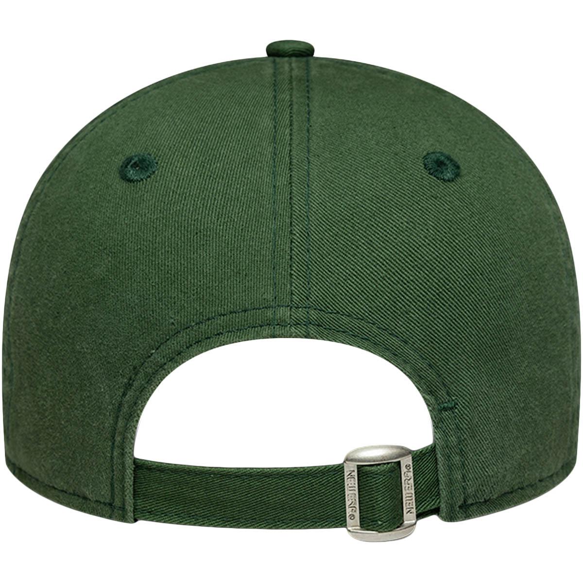 New Era 9TWENTY Cafe Slogan Strapback Cap Dame Dark green