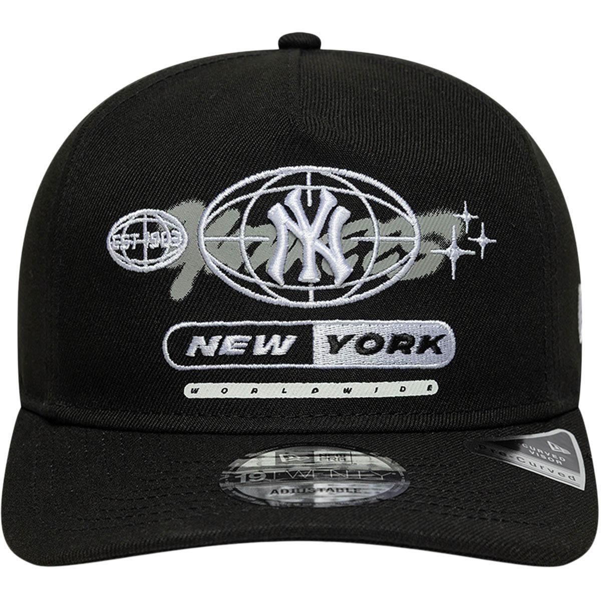 New Era 19TWENTY Graphic New York Yankees Snapback Cap Black