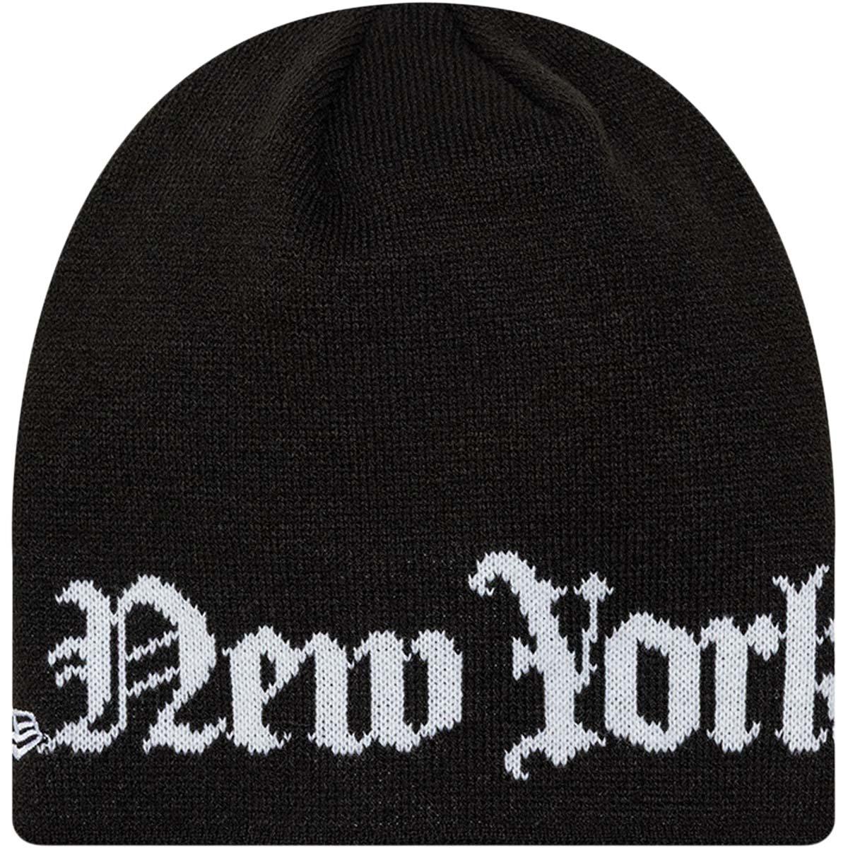 New Era Wordmark Skully New York Yankees Hue Black
