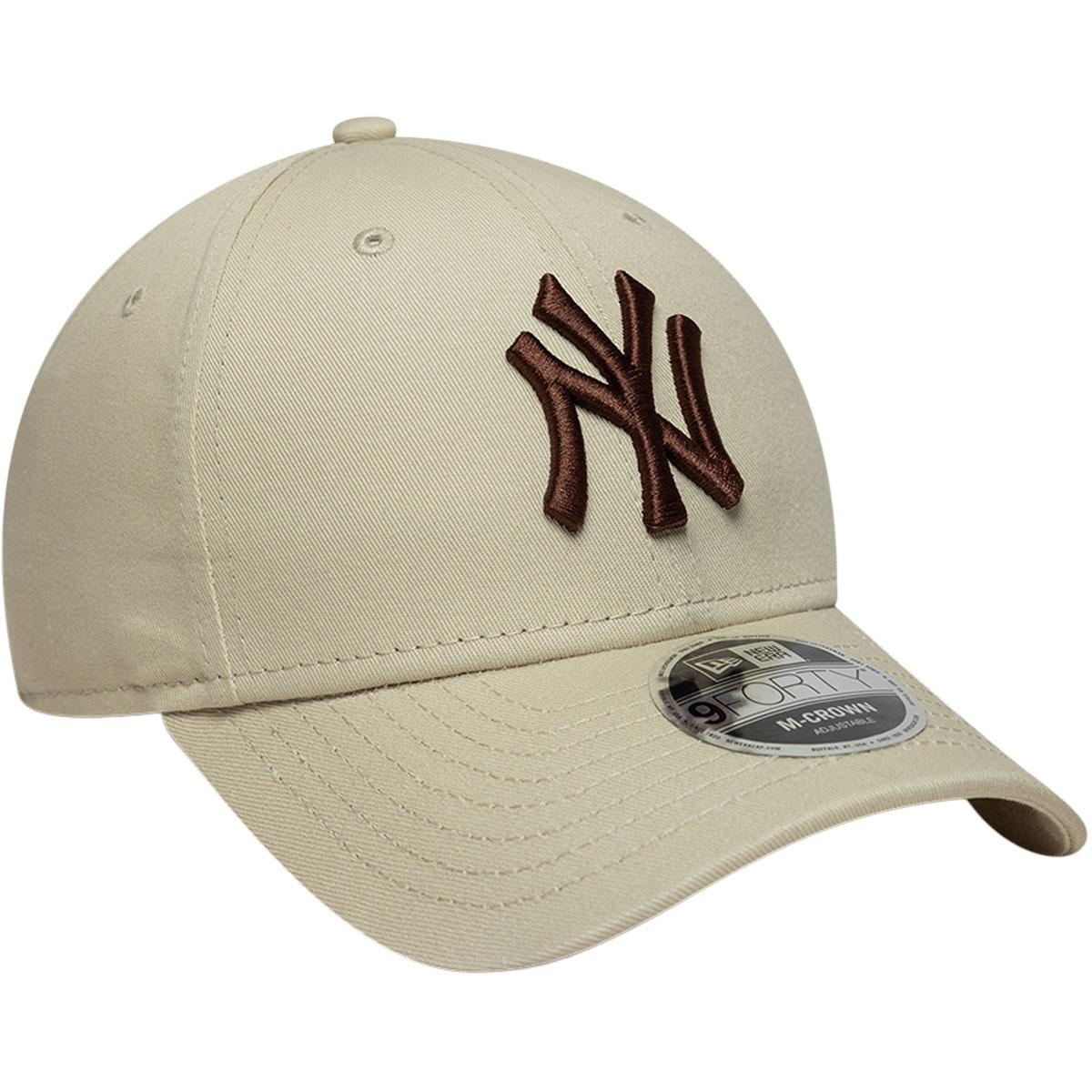 New Era 9FORTY M-Crown New York Yankees Snapback Cap Light beige