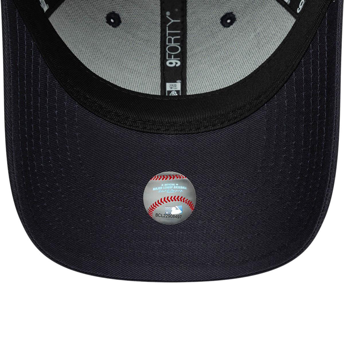 New Era 9FORTY Metallic Outline New York Yankees Strapback Cap Navy