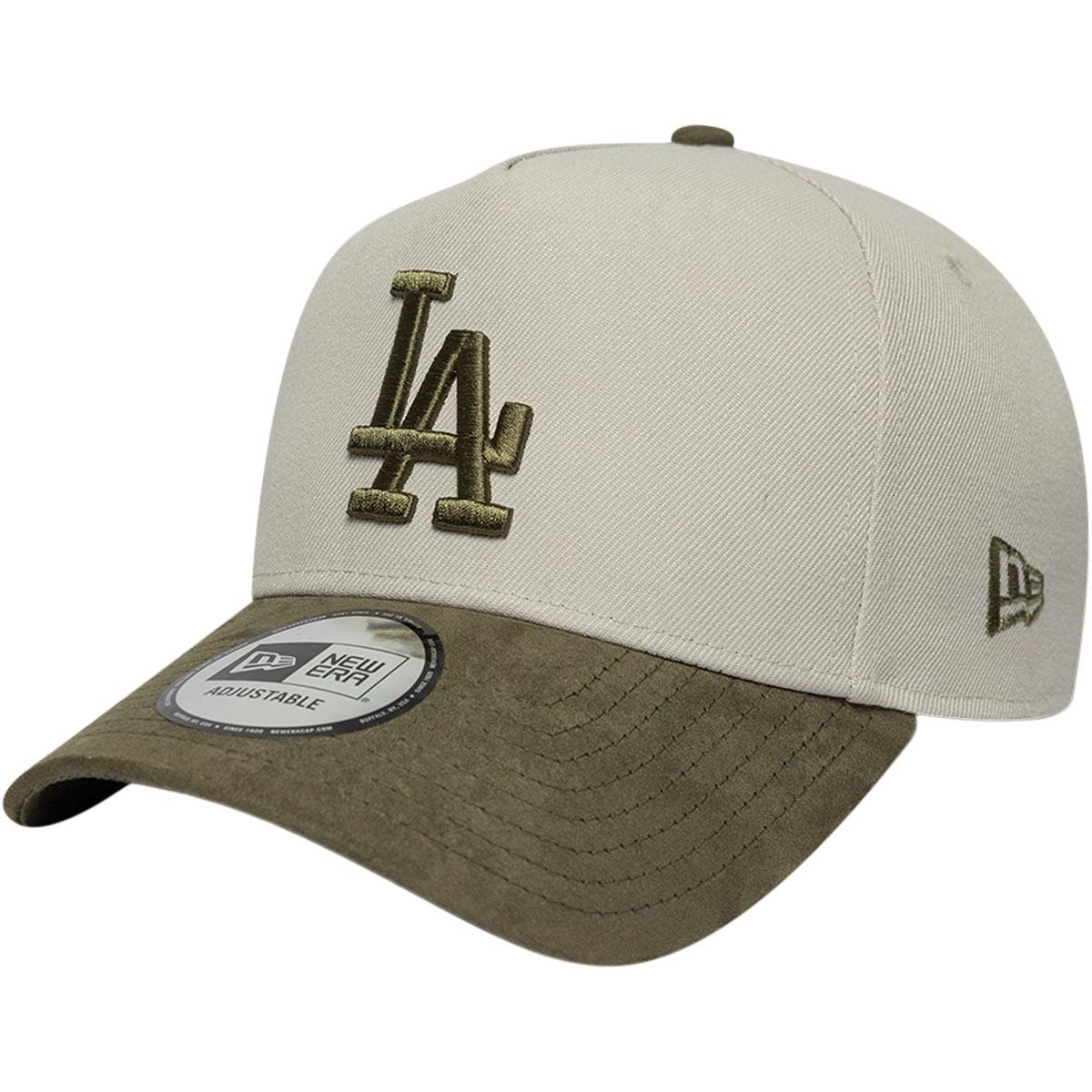 New Era Suede Visor Eframe Los Angeles Dodgers Snapback Cap Green/Grey