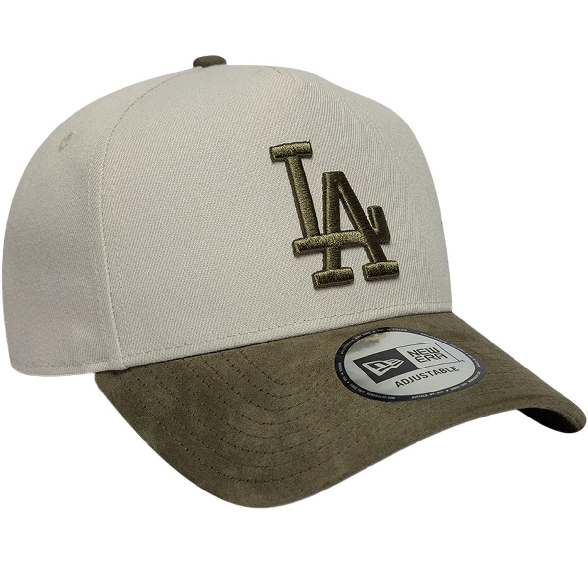 New Era Suede Visor Eframe Los Angeles Dodgers Snapback Cap Green/Grey