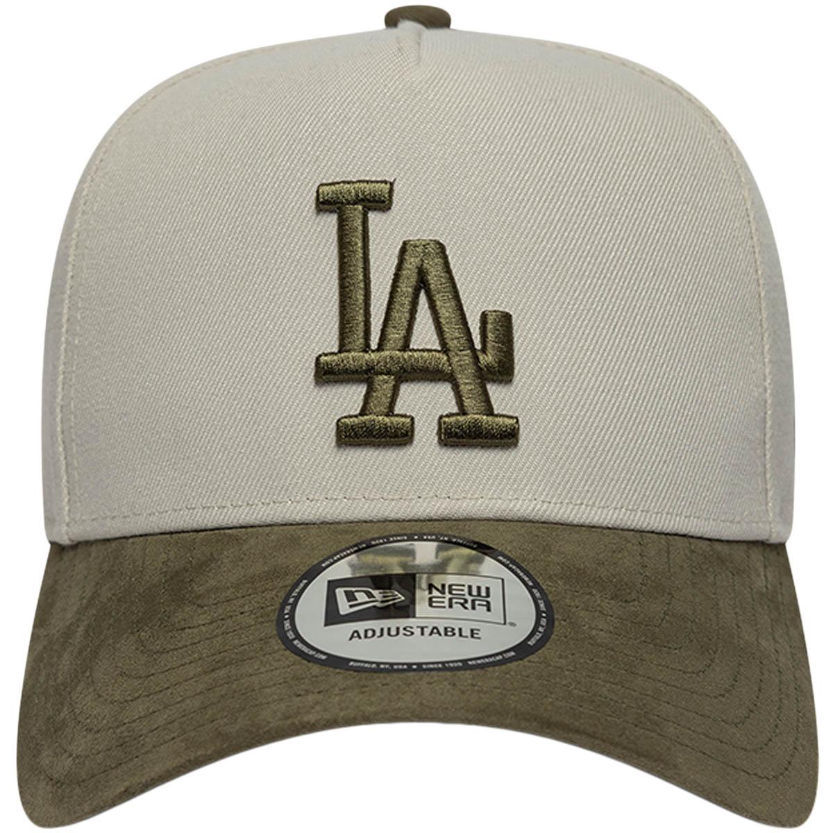 New Era Suede Visor Eframe Los Angeles Dodgers Snapback Cap Green/Grey