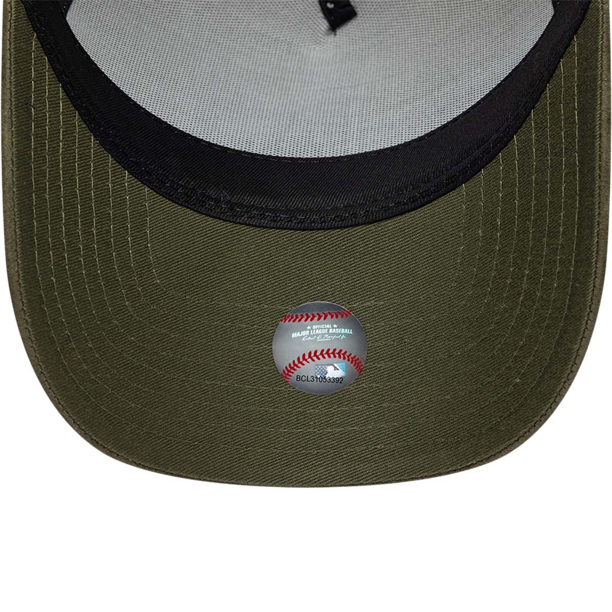 New Era Suede Visor Eframe Los Angeles Dodgers Snapback Cap Green/Grey
