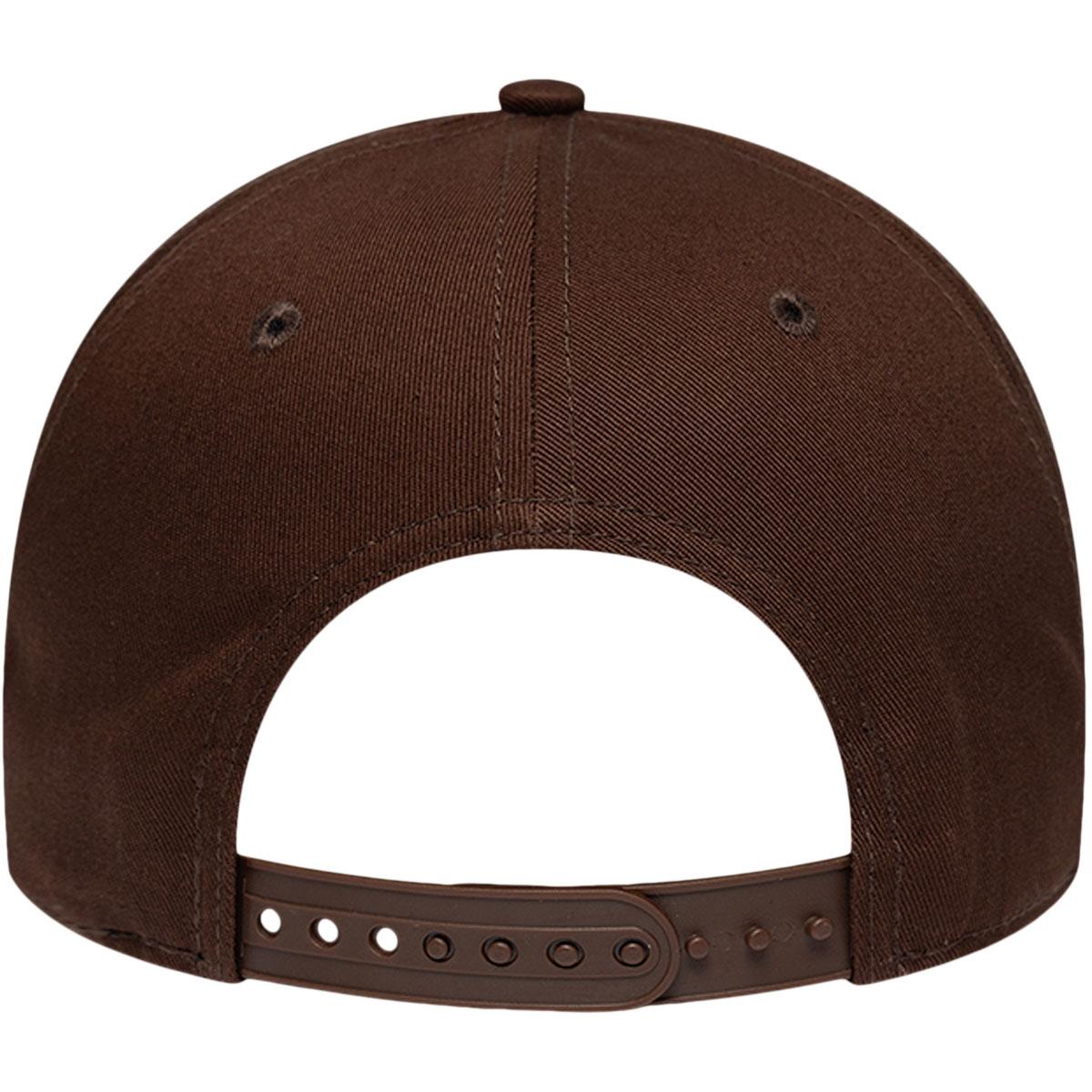 New Era Team Outline Eframe Los Angeles Dodgers Snapback Cap BROWN