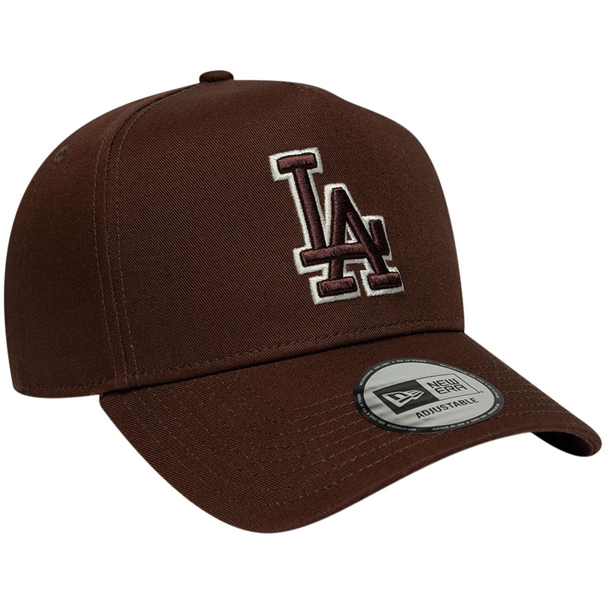 New Era Team Outline Eframe Los Angeles Dodgers Snapback Cap BROWN
