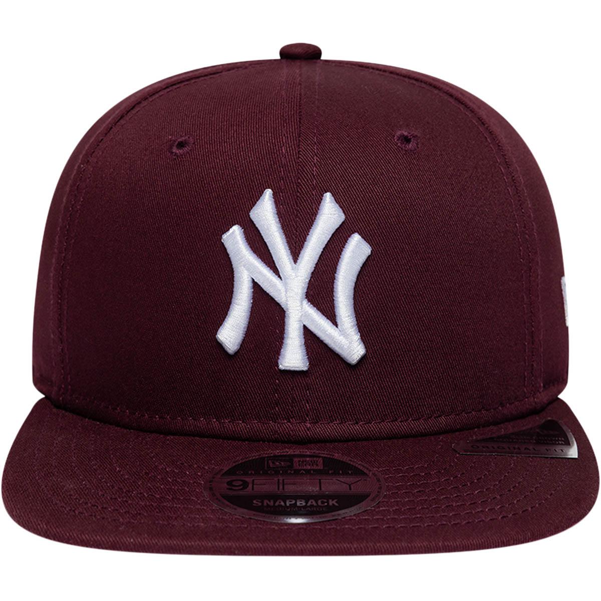 New Era 9FIFTY New York Yankees Snapback Cap Bordeaux