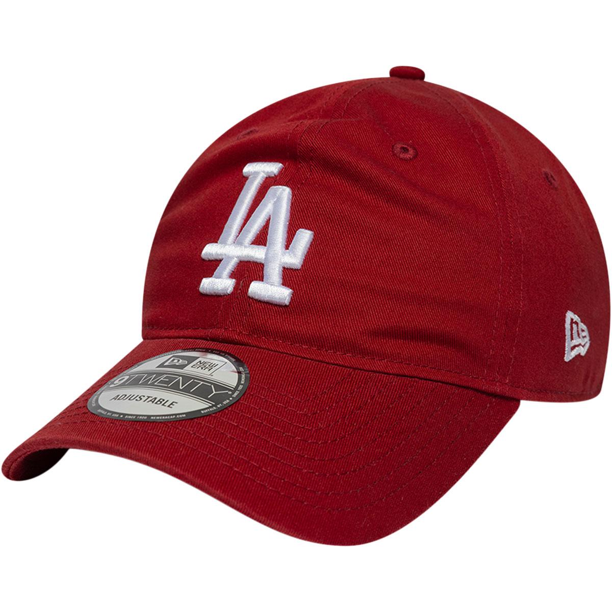New Era 9TWENTY Los Angeles Dodgers Strapback Cap DARK RED