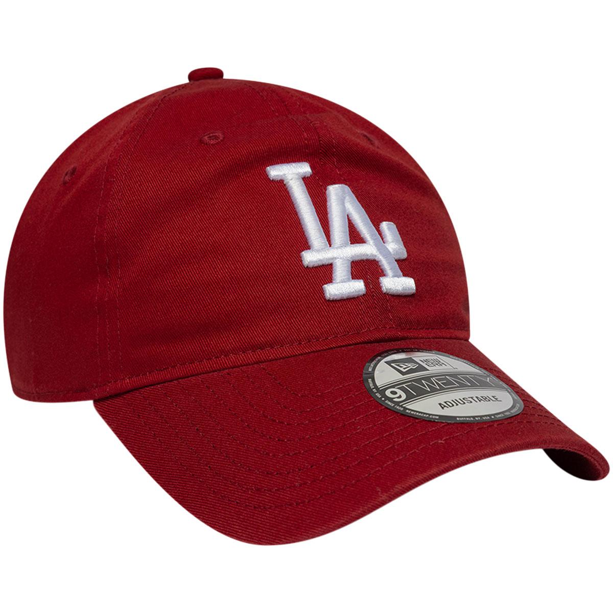 New Era 9TWENTY Los Angeles Dodgers Strapback Cap DARK RED