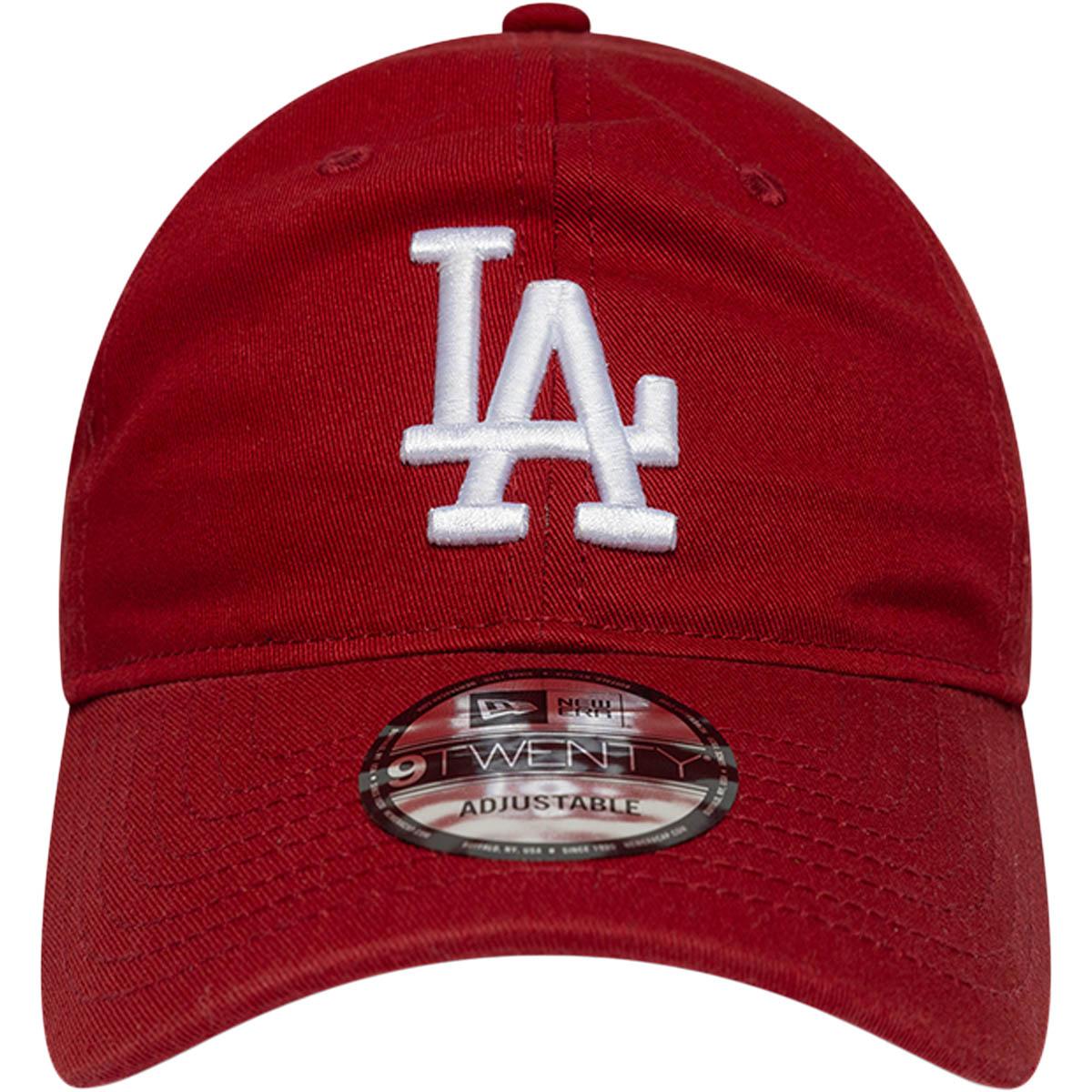 New Era 9TWENTY Los Angeles Dodgers Strapback Cap DARK RED