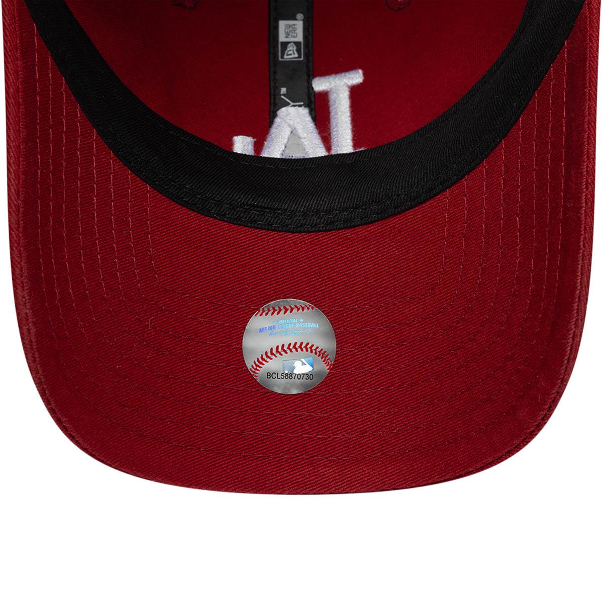 New Era 9TWENTY Los Angeles Dodgers Strapback Cap DARK RED