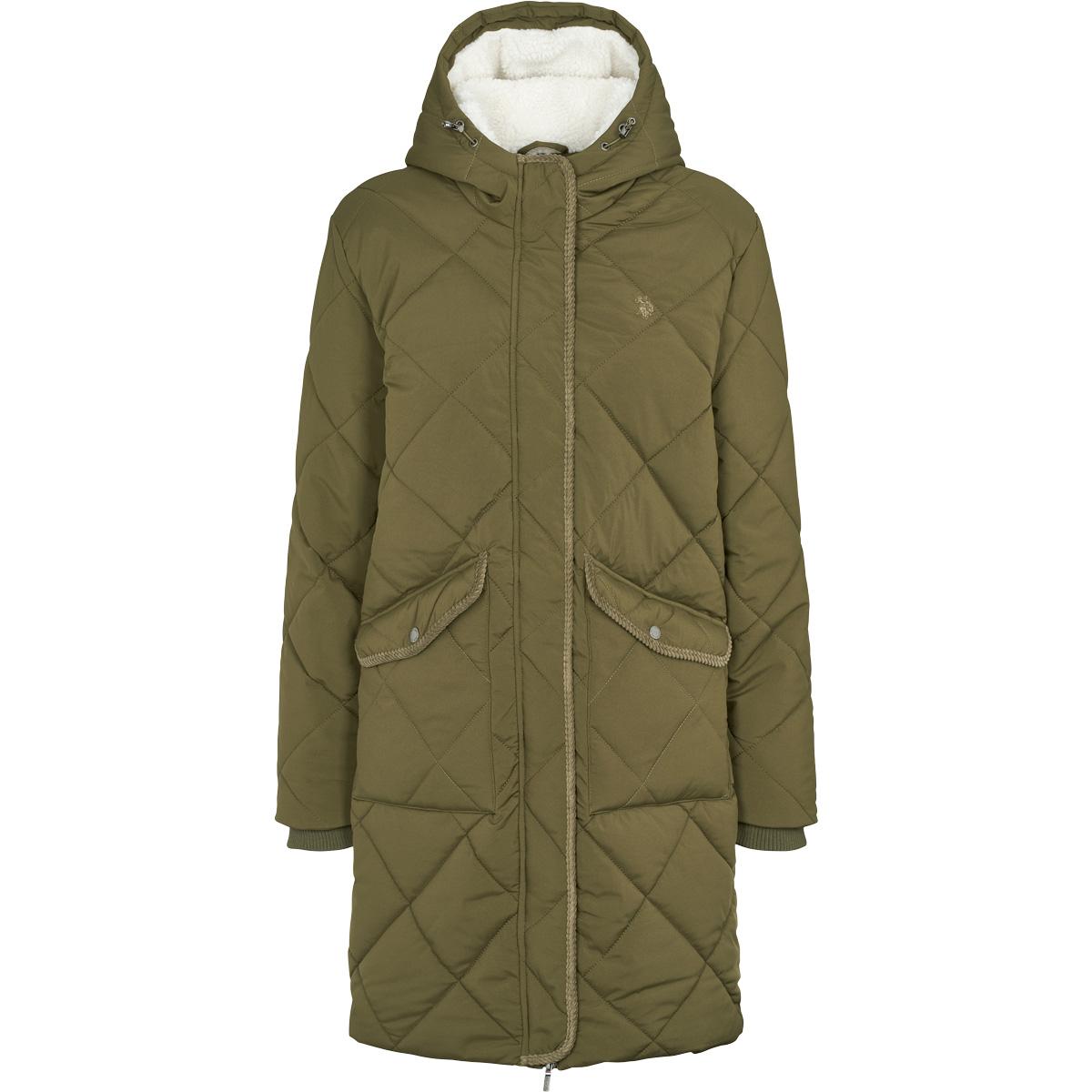 U.S. Polo Assn. Selma Parka Vinterjakke Dame Green