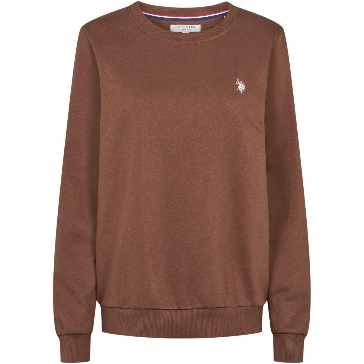 U.S. Polo Assn. Nisma Sweatshirt Dame Chestnut Melange