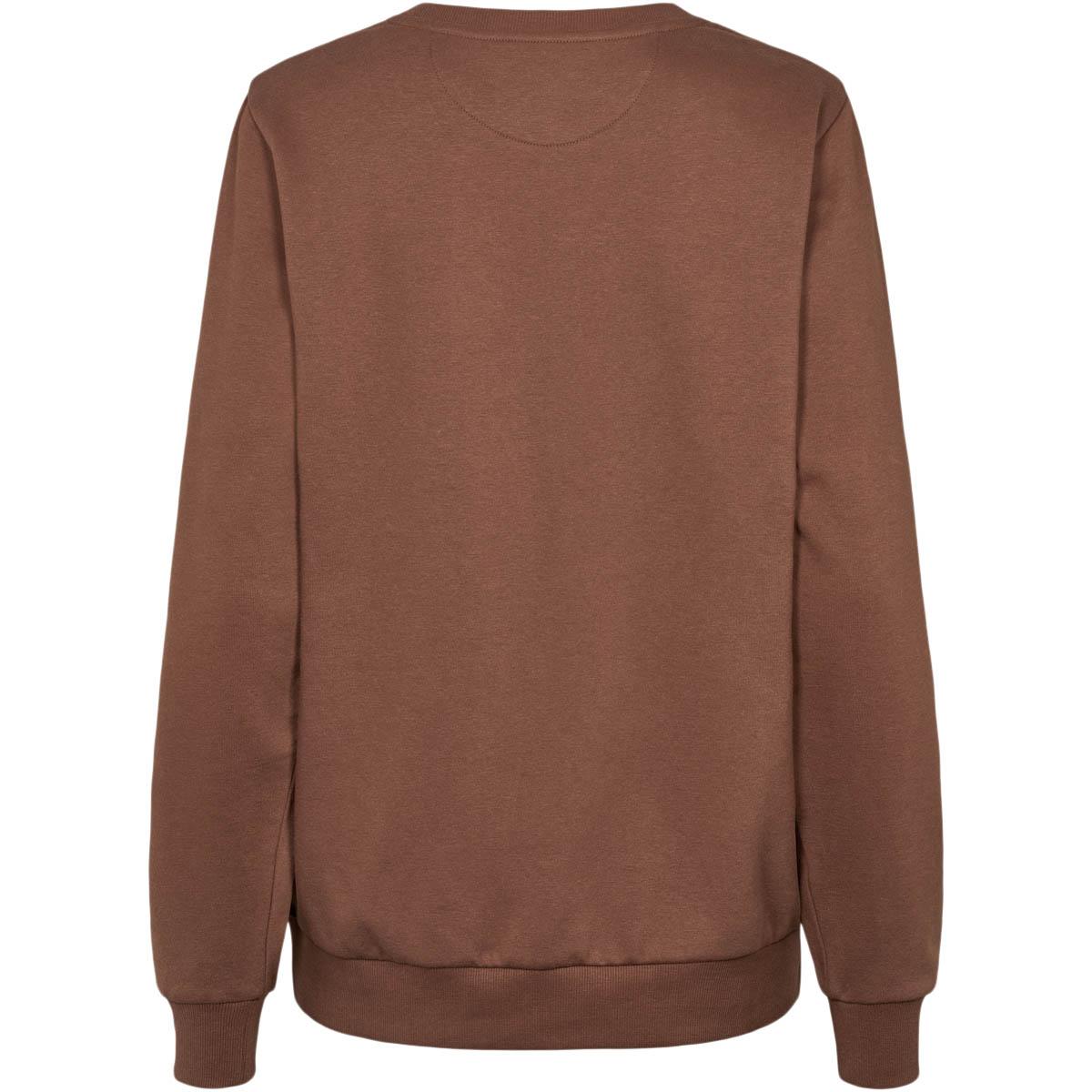 U.S. Polo Assn. Nisma Sweatshirt Dame Chestnut Melange