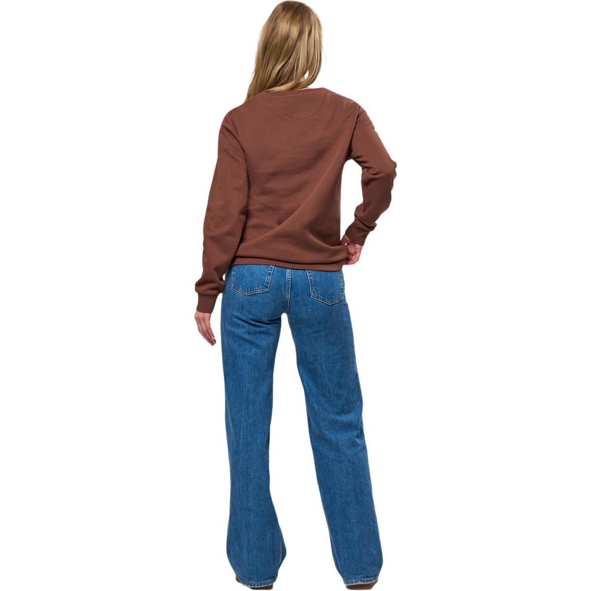 U.S. Polo Assn. Nisma Sweatshirt Dame Chestnut Melange